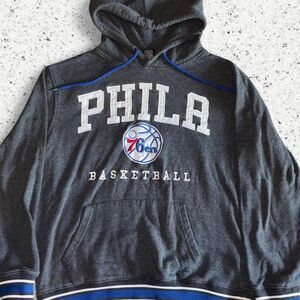 Nba Men's Grey Hoodie